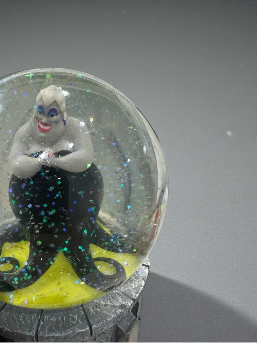Disney Maleficent & Ursula Snow Globe Figurine - Black, Purple, Green - Picture 3 of 12